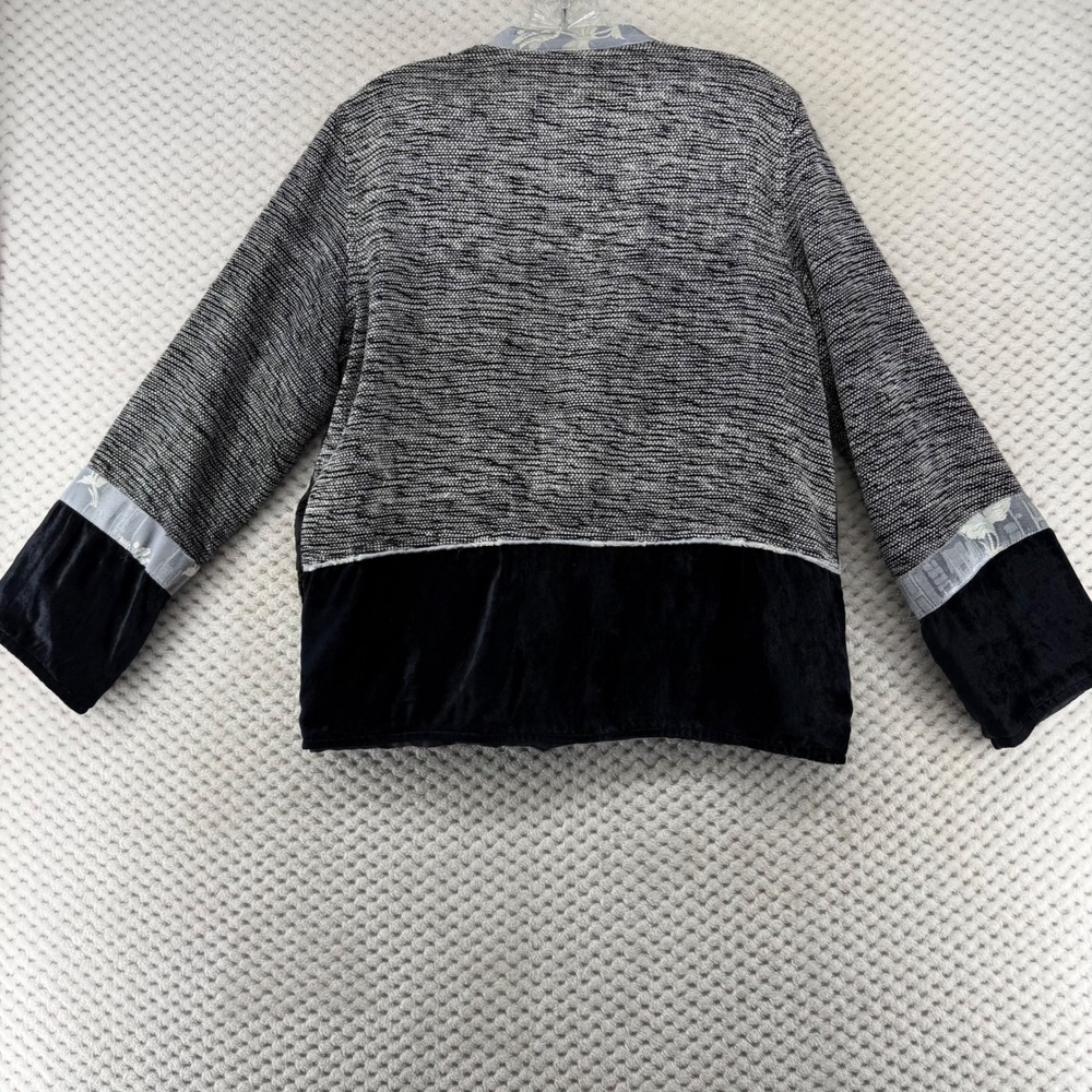 First Vision By Shirin Patchwork Jacket Button Up… - image 7